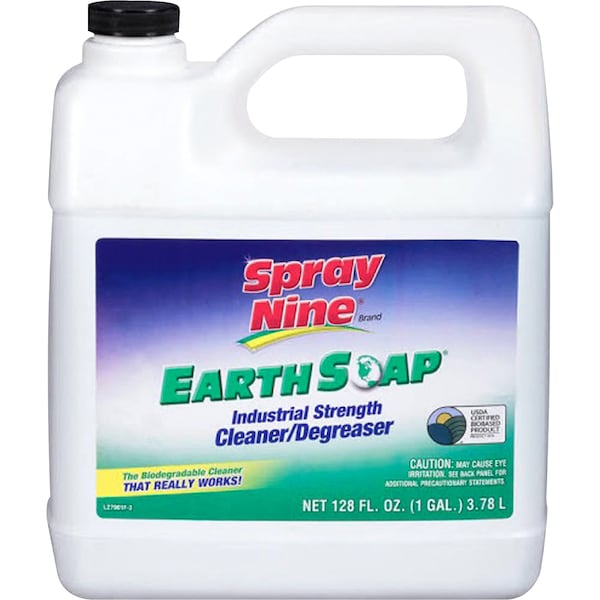 Earth Soap Cleaner, Degreaser, Bio-Based, 1 Gallon, Clear